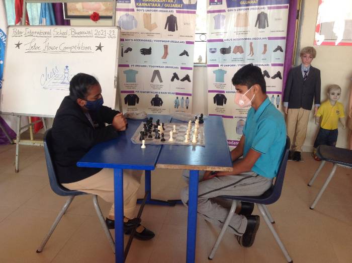 Inter House Competition Chess - Grade IX - XI - 2021 - bhusawal